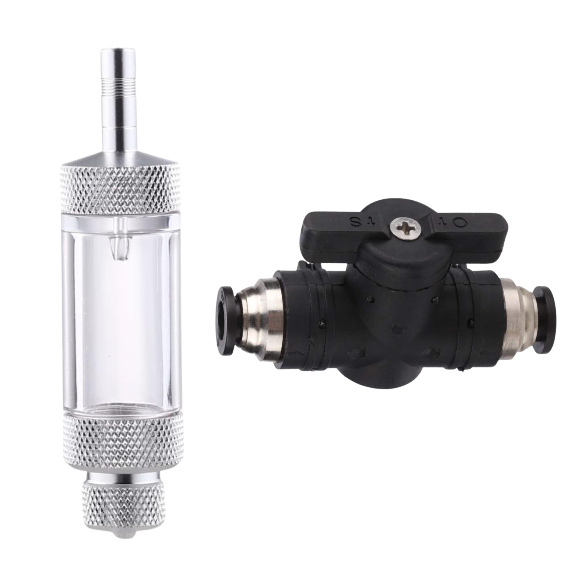 Combo Profesional CO₂ para Acuarios Plantados – Contador de Burbujas + Válvula de Control 2 Vías - Cosmos