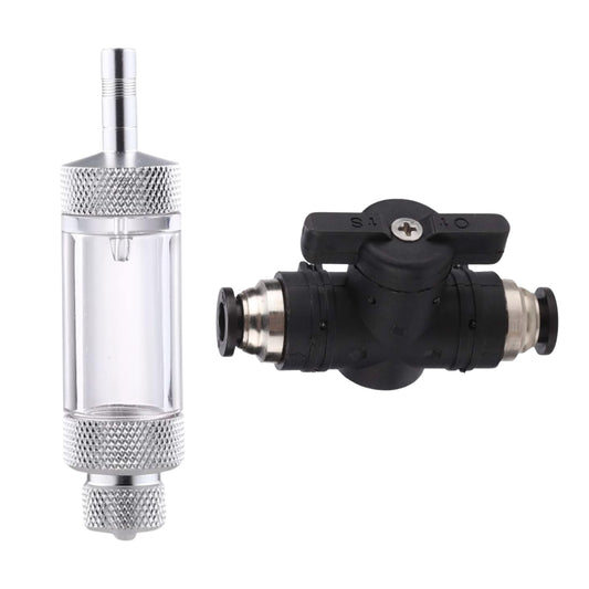 Combo Profesional CO₂ para Acuarios Plantados – Contador de Burbujas + Válvula de Control 2 Vías - Cosmos