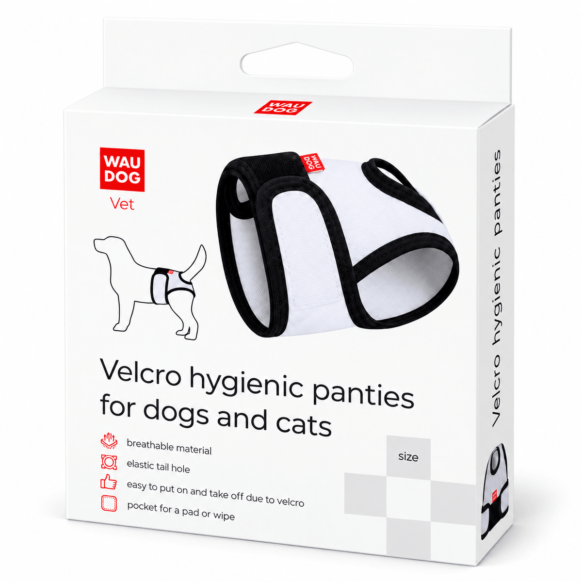 Calzón higiénico WAUDOG Vet para perras - Cosmos