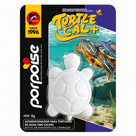 Porpoise Turtle Cal+ 8 g – Suplemento de Calcio para Tortugas de Agua - Cosmos