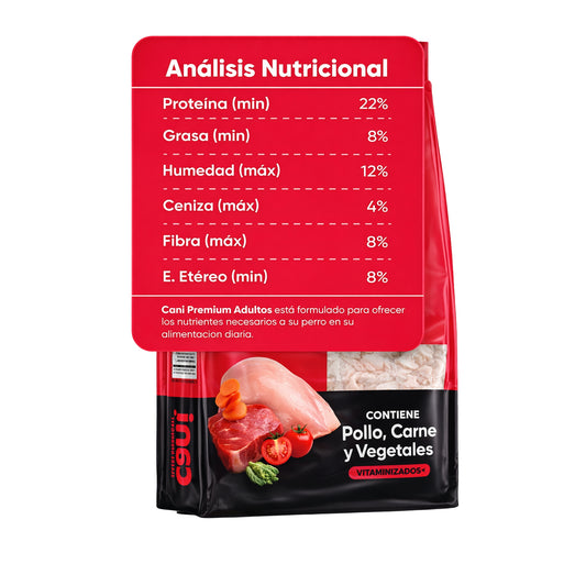 Cani Premium Adultos Razas Pequeñas 9 kg – Proteínas Naturales para Perros - Cosmos