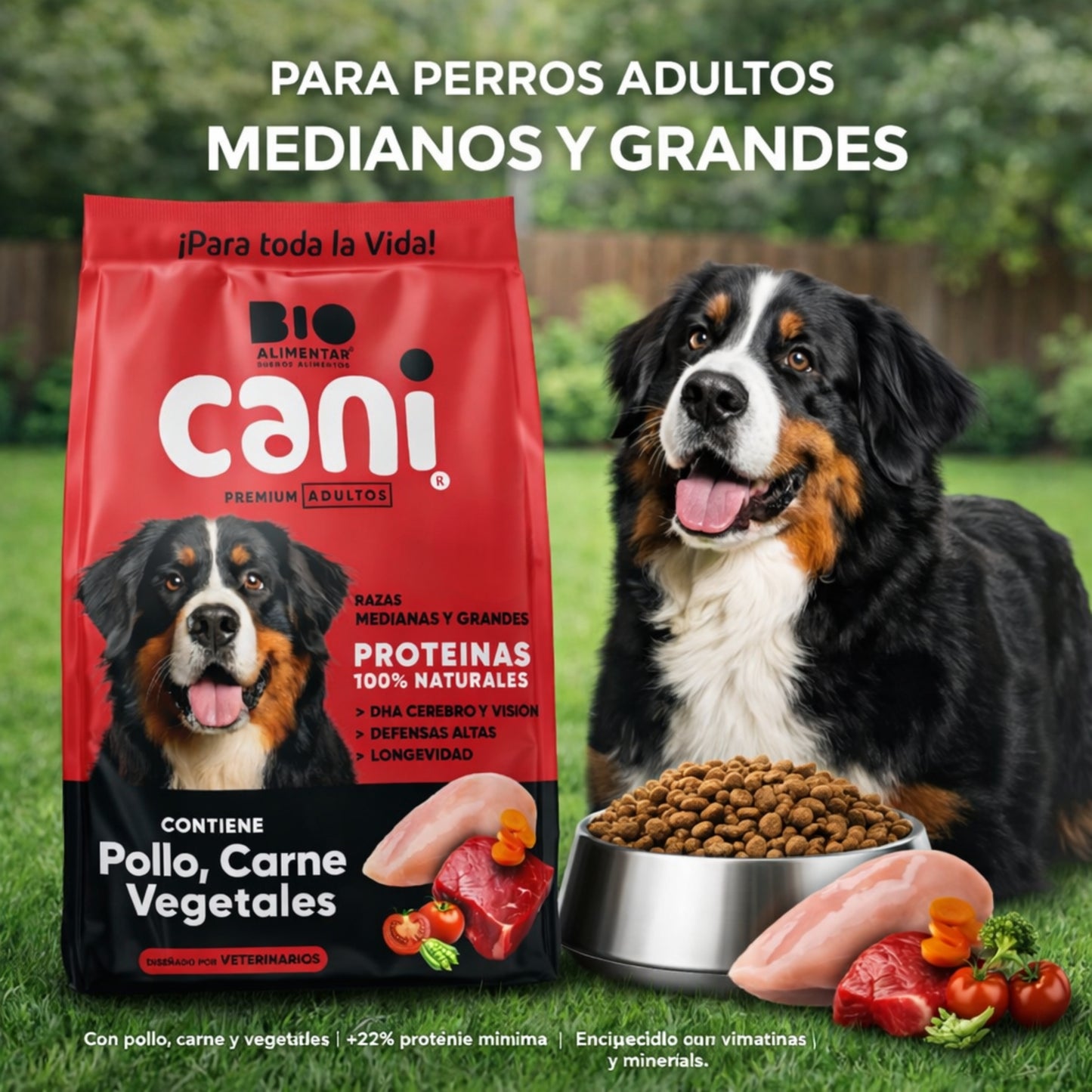 Cani Premium Adultos Razas Medianas y Grandes - Cosmos