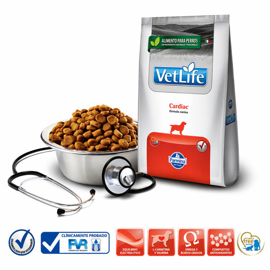 FARMINA Vet Life Cardiac Canine – Dieta veterinaria para soporte cardíaco en perros - Cosmos