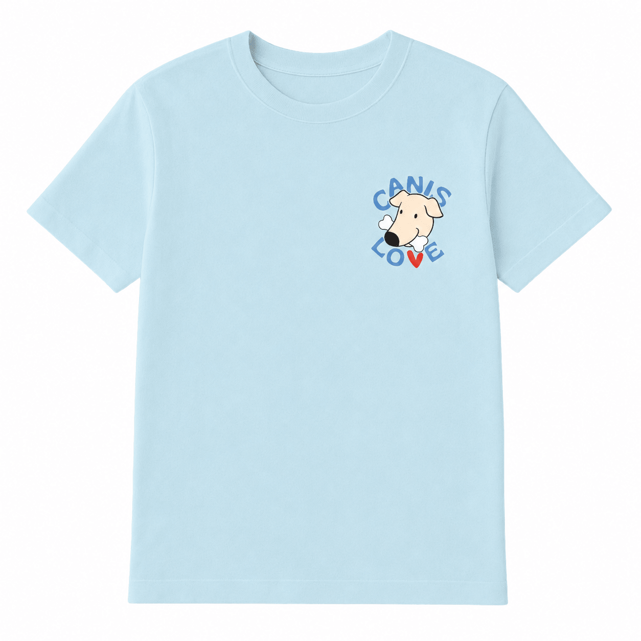 Camiseta Canis Love L - 100% algodón - El 10% de nuestras ganancias se dona directamente a refugios - Cosmos
