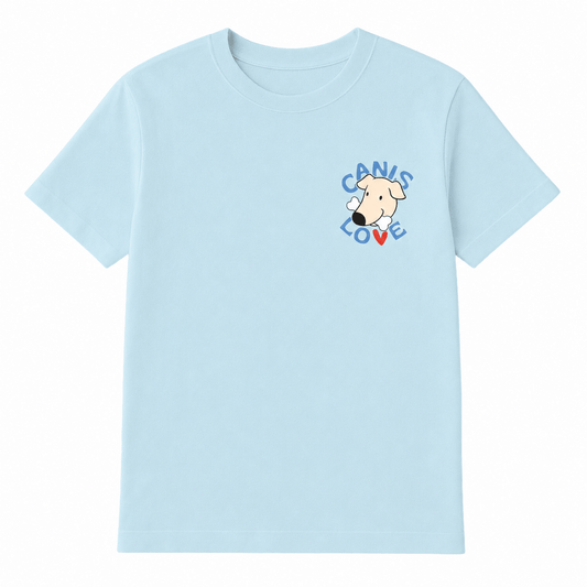 Camiseta Canis Love L - 100% algodón - El 10% de nuestras ganancias se dona directamente a refugios - Cosmos