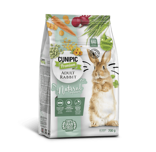 Alimento Premium para Conejos Adultos - 700gr - COSMOS