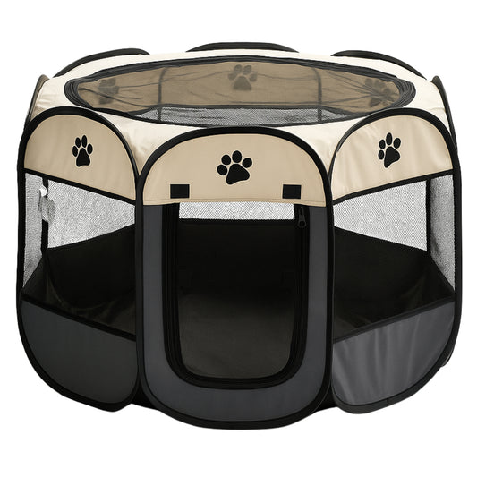 Corral Plegable para Mascotas – Lona Oxford