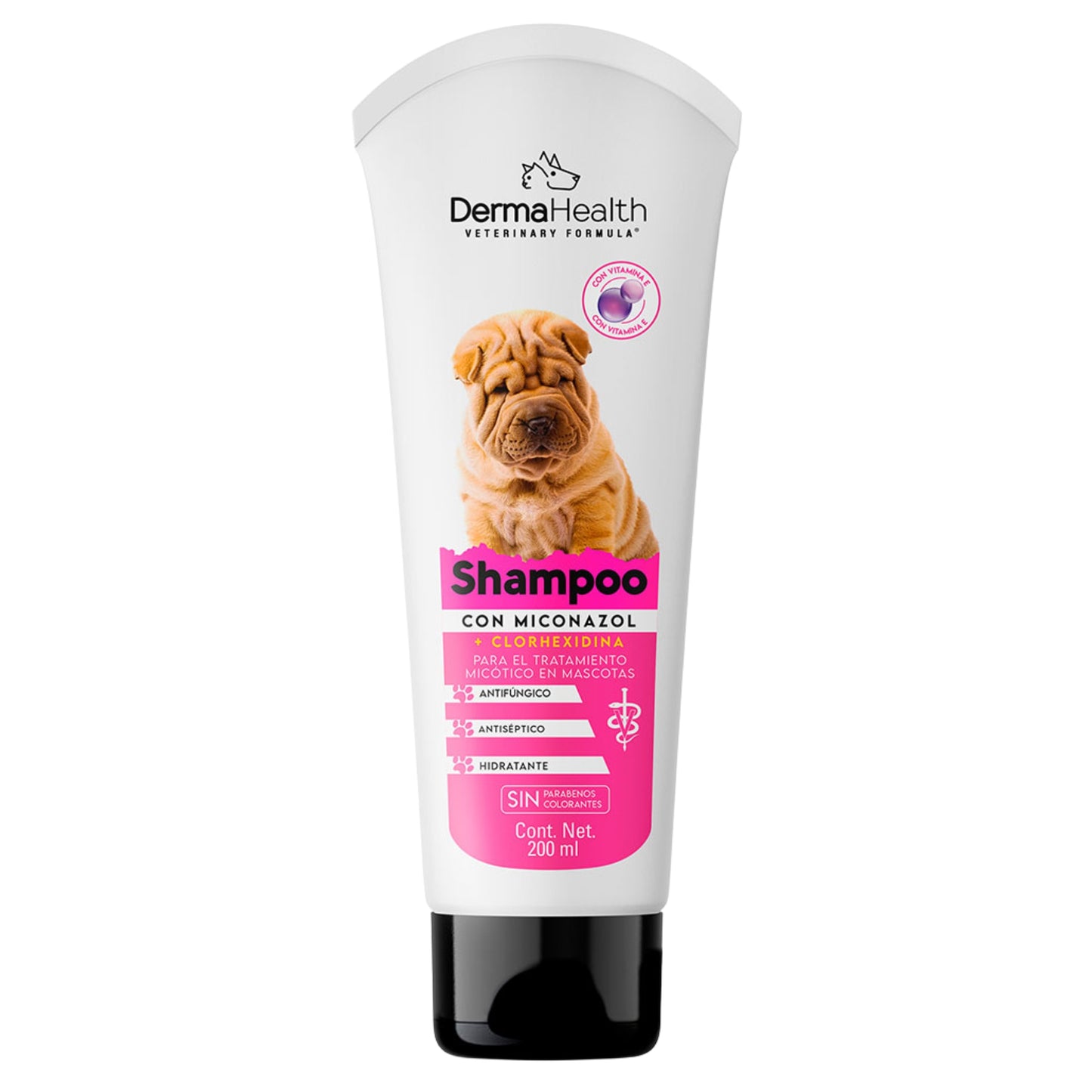 Shampoo Derma Health con Miconazol + Clorhexidina