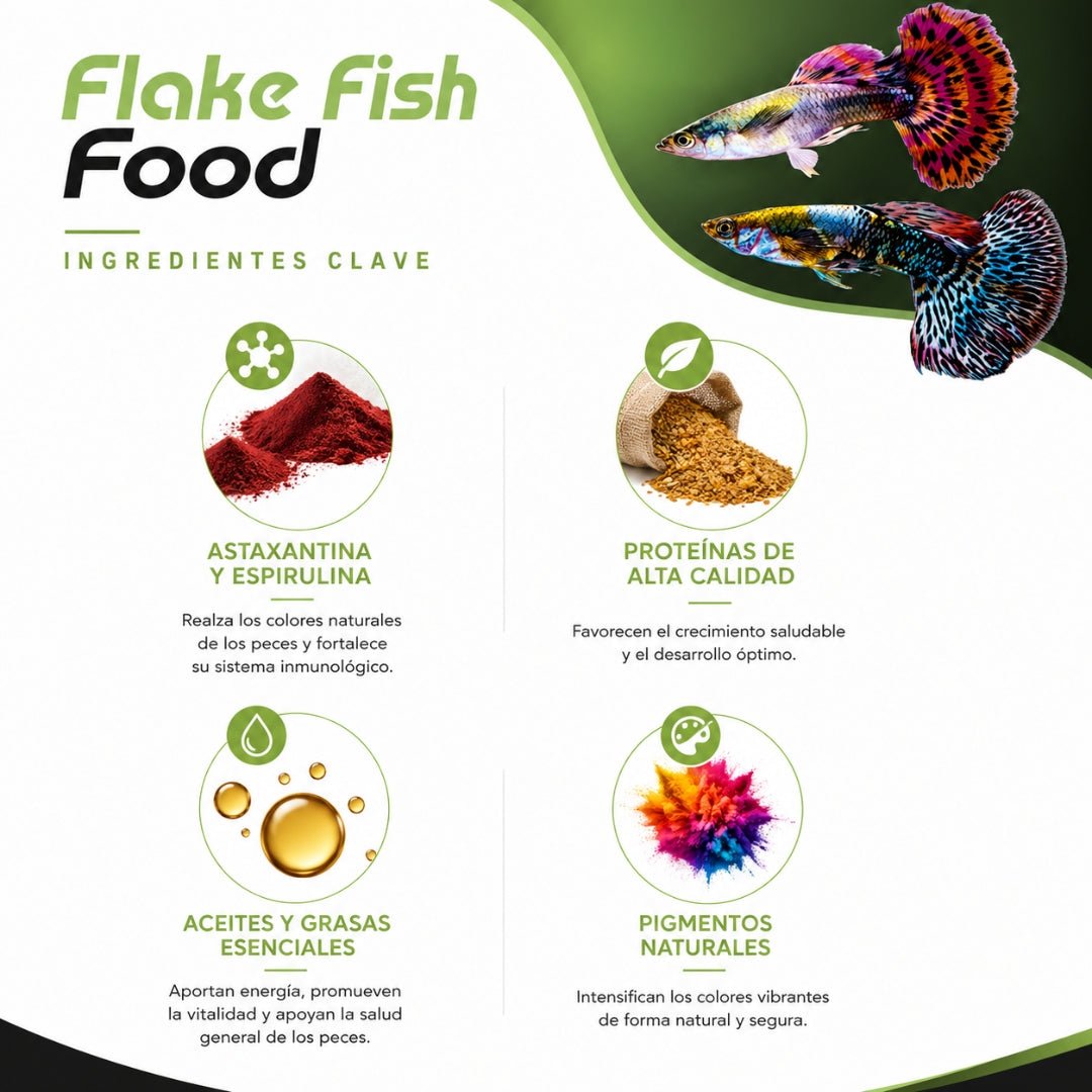 Porpoise Flake Fish Food 50 g – Alimento en Hojuelas para Peces Ornamentales - Cosmos