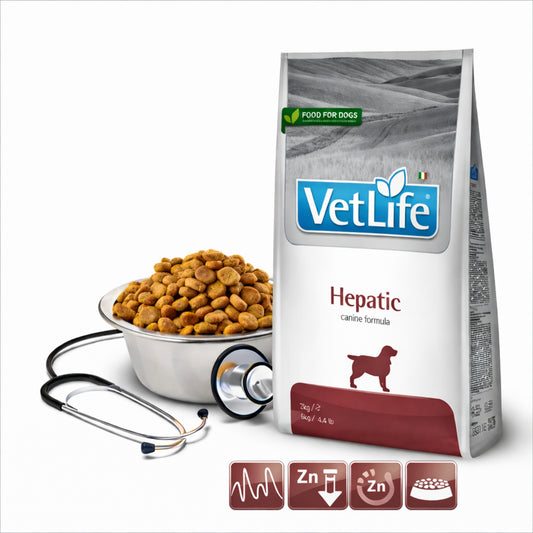 FARMINA Vet Life Hepatic Perro – Dieta veterinaria para el soporte de la función hepática - Cosmos