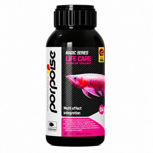 Porpoise Magic Series Life Care 100 ml – Tratamiento Multiefecto para Peces Ornamentales - Cosmos