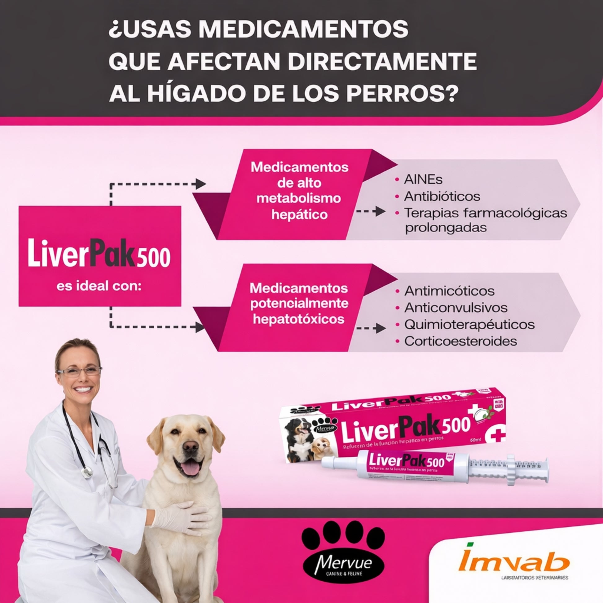 LiverPak 500 – Suplemento Hepático para Perros - Cosmos
