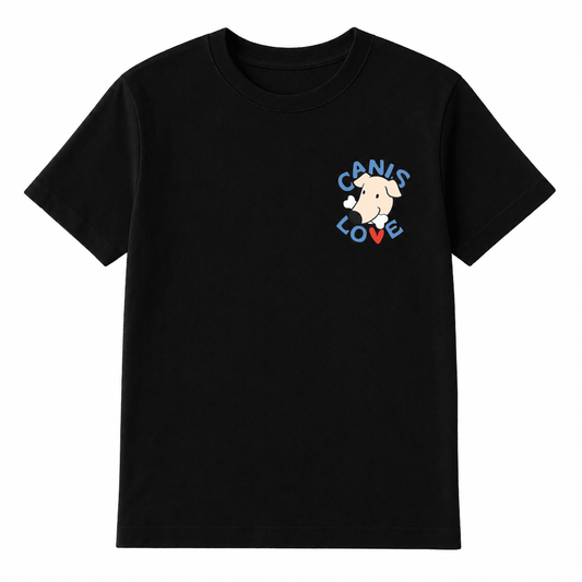Camiseta Canis Love L - 100% algodón - El 10% de nuestras ganancias se dona directamente a refugios - Cosmos