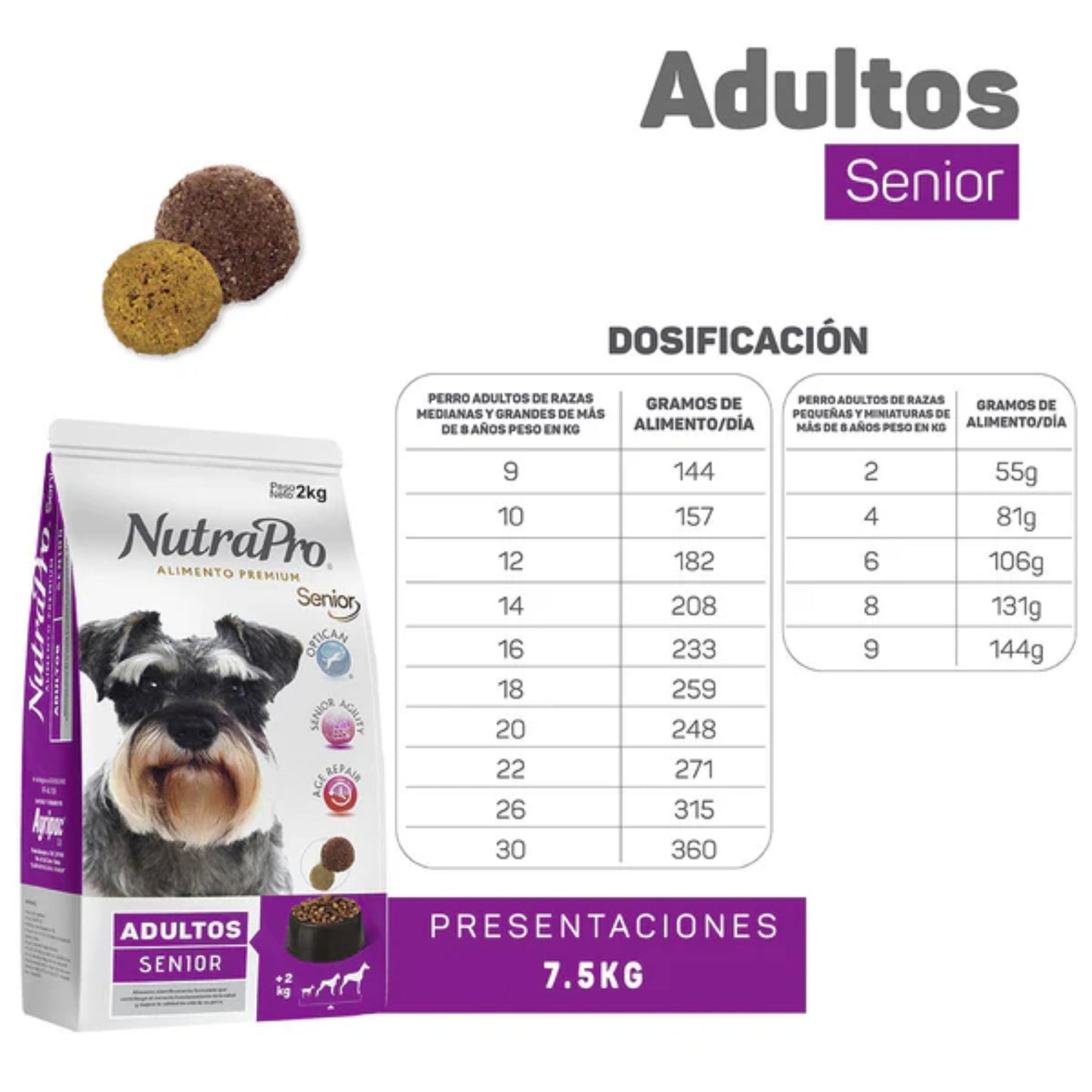 Alimento NutraPro Adulto Senior - Cosmos
