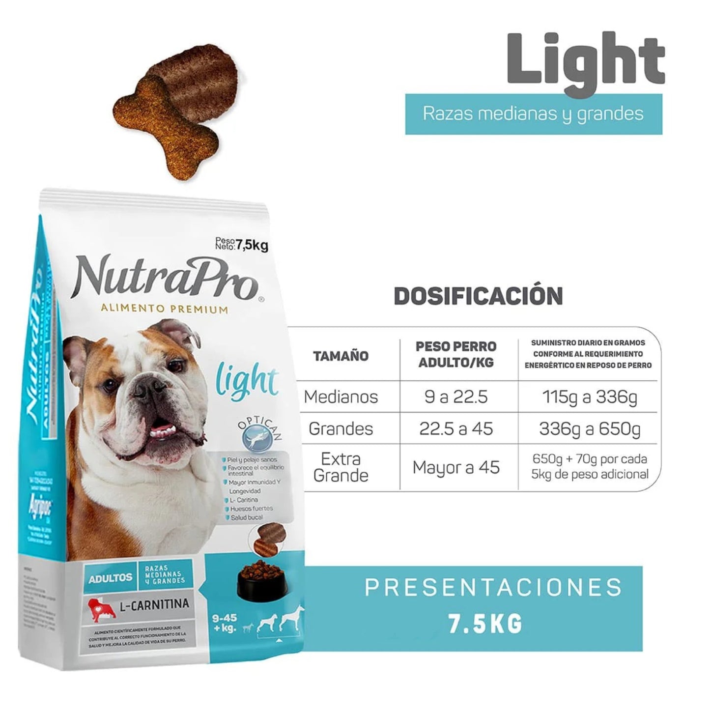 NutraPro Adulto Light 7,5kg - Cosmos
