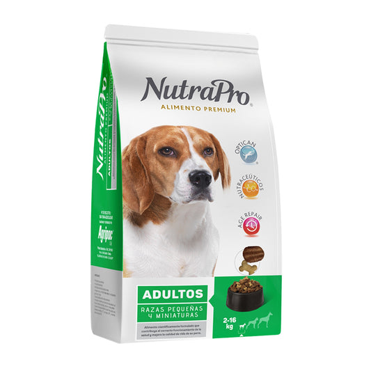 Nutrapro Adulto Razas Pequeñas y Miniaturas 7.5 kg - Cosmos