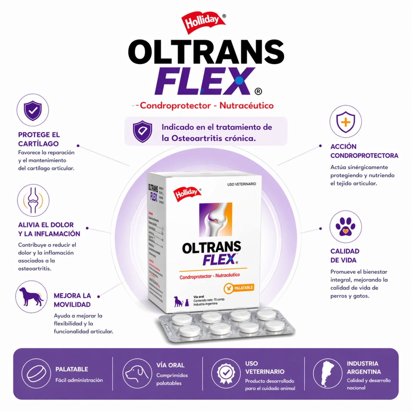 Ol Trans Flex® – Condroprotector y Reparador Articular para Perros - Cosmos