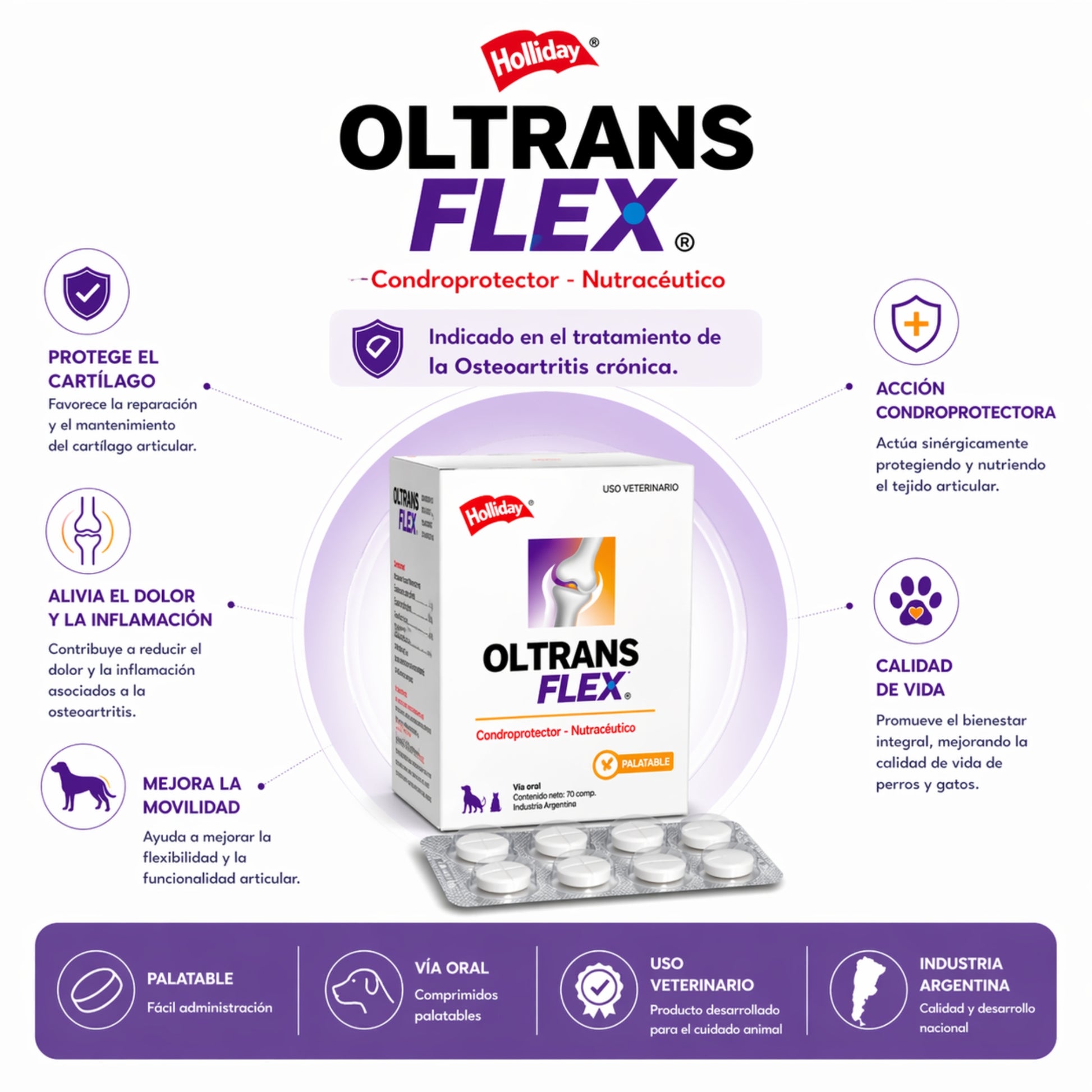 Ol Trans Flex® – Condroprotector y Reparador Articular para Perros - Cosmos