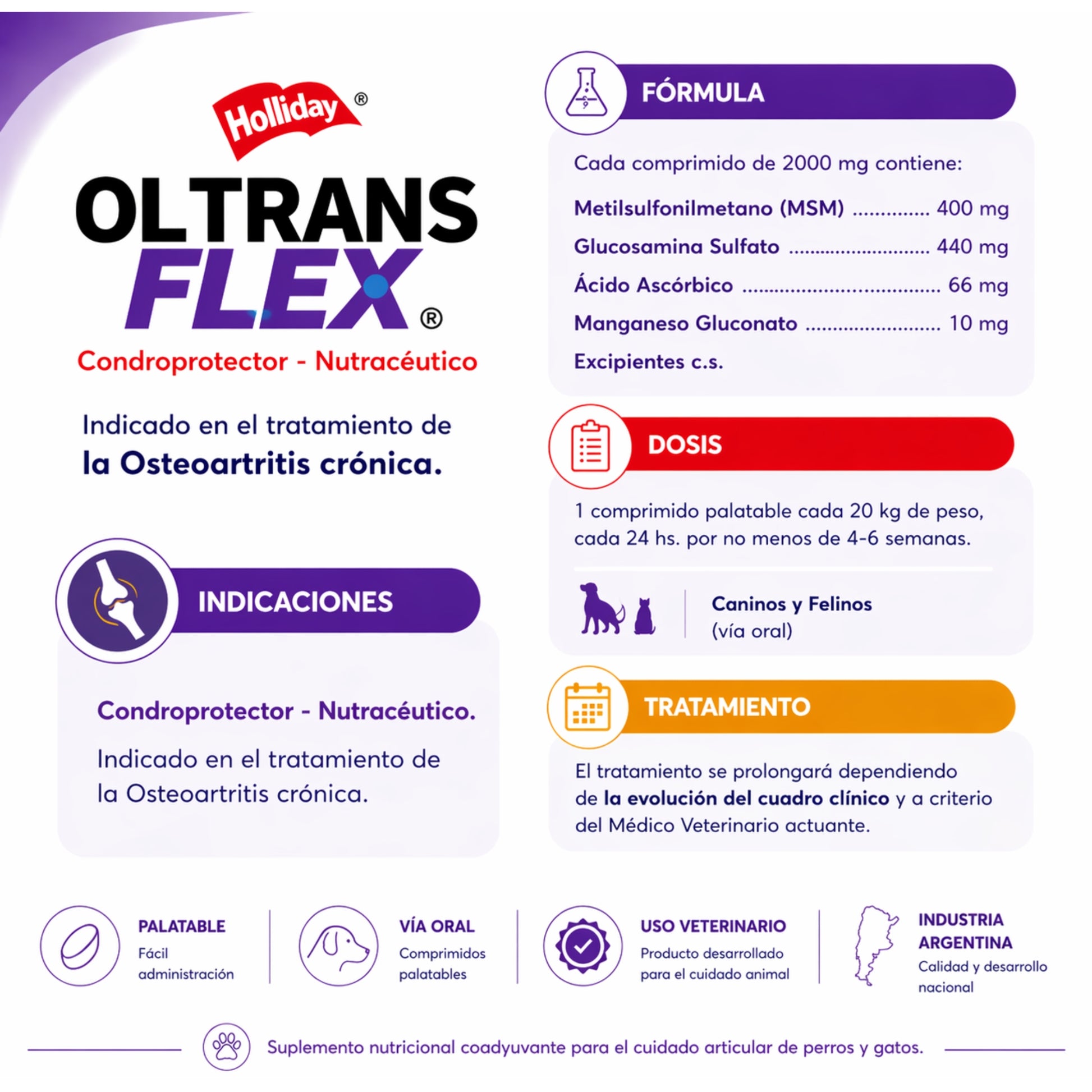 Ol Trans Flex® – Condroprotector y Reparador Articular para Perros - Cosmos