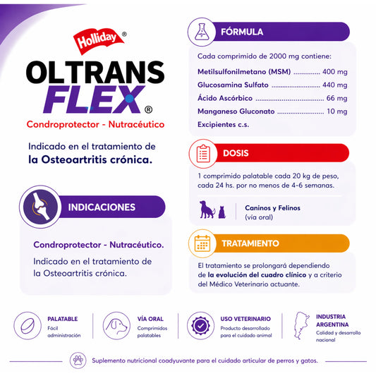 Ol Trans Flex® – Condroprotector y Reparador Articular para Perros - Cosmos