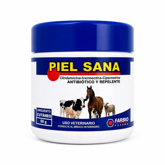 Piel Sana® 50 g – Ungüento Antibiótico y Repelente Cutáneo para Perros y Gatos - Cosmos