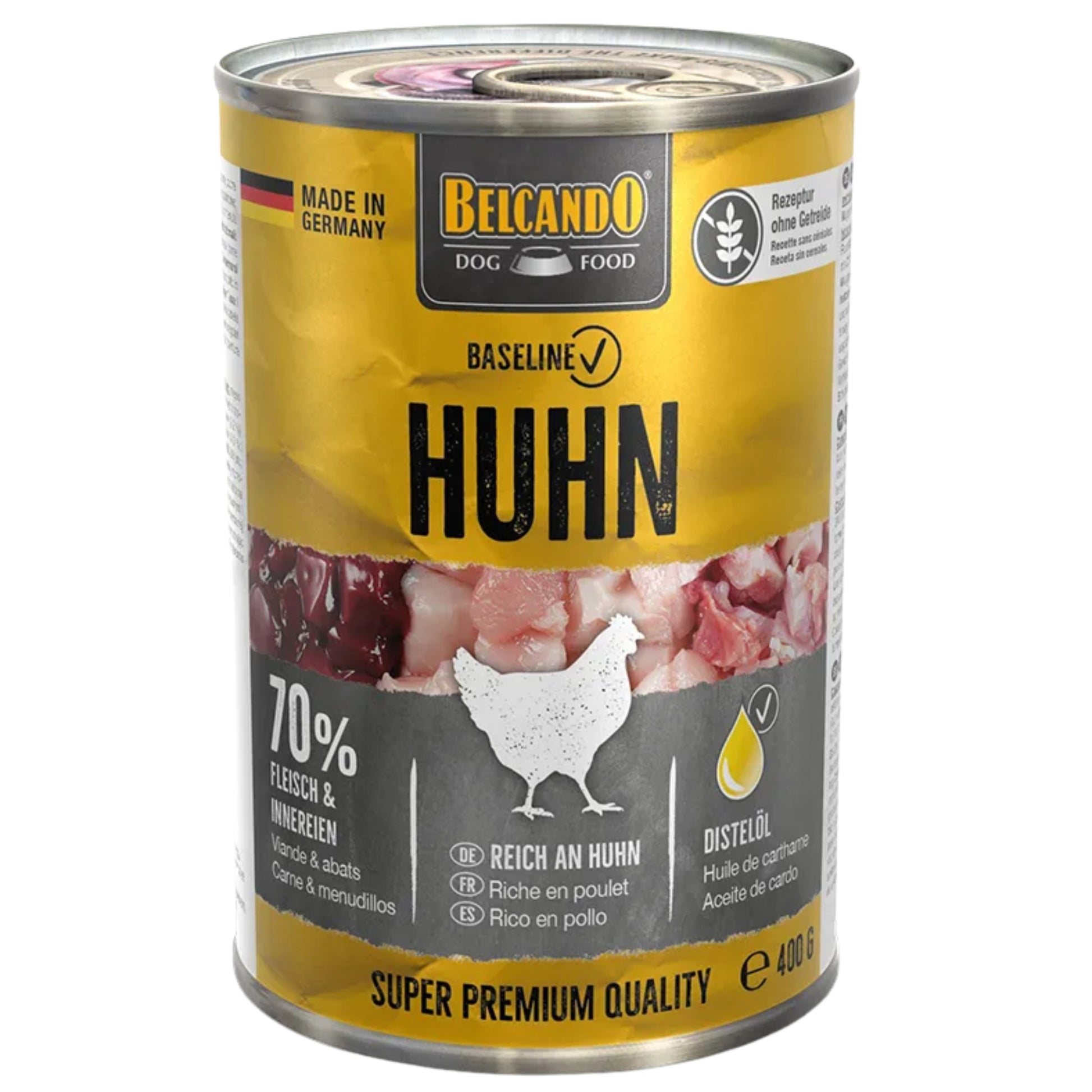 Alimento Húmedo Superpremium para Perro de Pollo - Hecho en Alemania - Cosmos