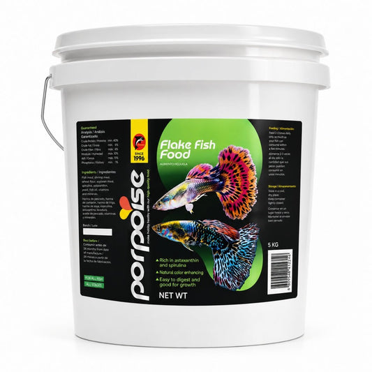 Porpoise Flake Fish Food 2.3 kg – Alimento en Hojuelas para Peces Ornamentales - Cosmos