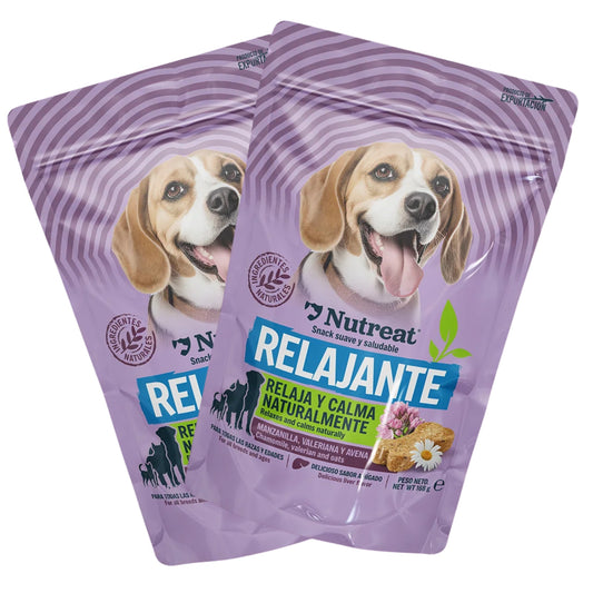 Snack Relajante Para Perros 2PACK - Valriana y Manzanilla - Snack 100% Natural - Cosmos