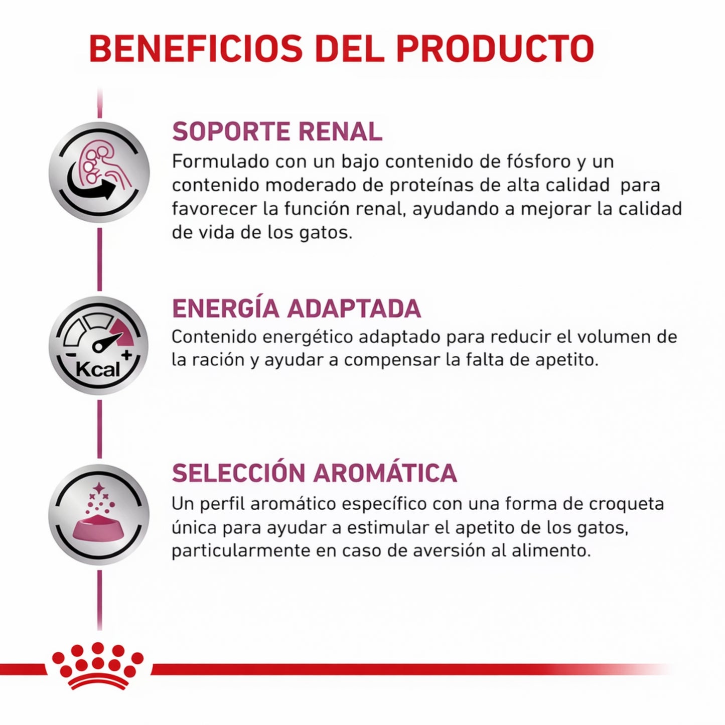 ROYAL CANIN® Renal Gato – Dieta veterinaria para el soporte de la función renal - Cosmos