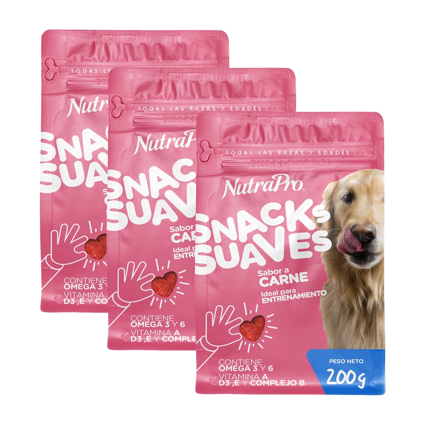 NutraPro Galletas Sabor a Carne– Snack Nutritivo para Perros - Cosmos