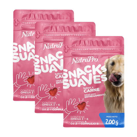 NutraPro Galletas Sabor a Carne– Snack Nutritivo para Perros - Cosmos