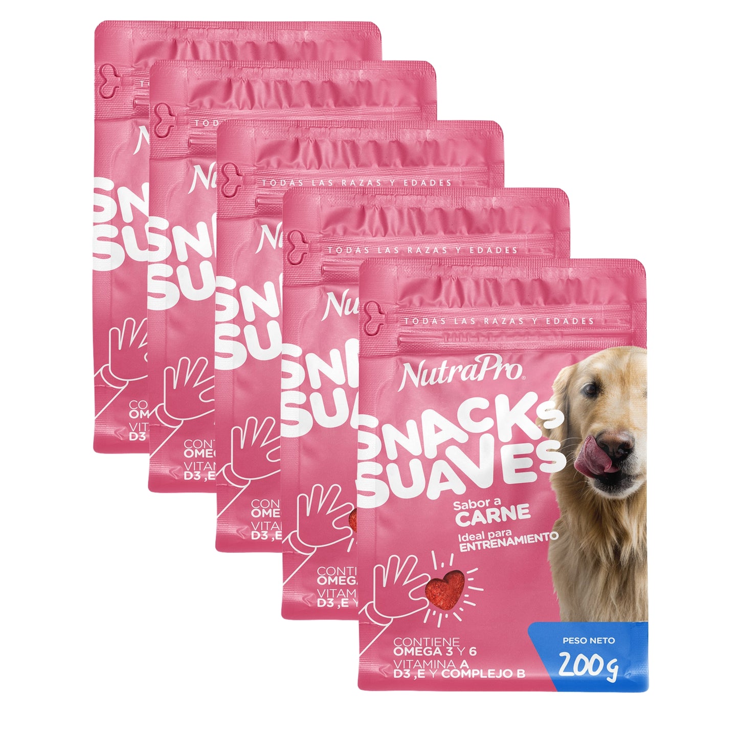 NutraPro Galletas Sabor a Carne– Snack Nutritivo para Perros - Cosmos