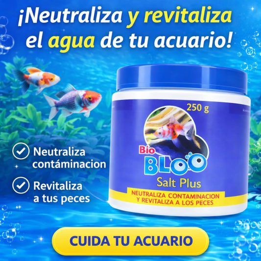 Bio Bloo Salt Plus Neutralizante para Acuario 250 g - Cosmos