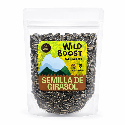 Wild Boost Semilla de Girasol 110 g – Snack Natural para Aves y Hámsters - Cosmos