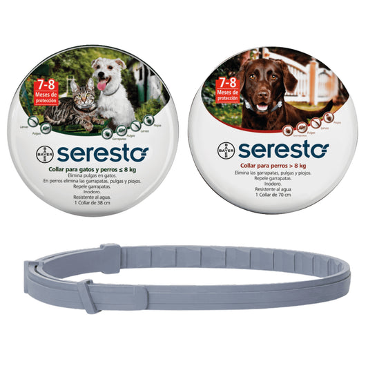 Seresto collar antipulgas y garrapatas