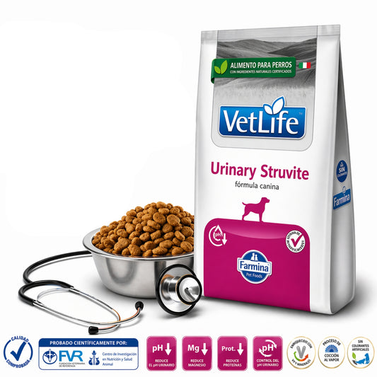 FARMINA Vet Life Urinary Struvite Canine – Dieta veterinaria para el soporte del sistema urinario - Cosmos