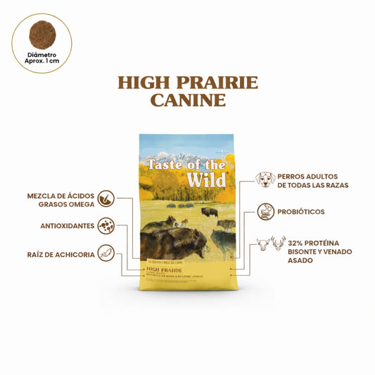 Taste of the Wild High Prairie Canine Bisonte y Venado - Cosmos