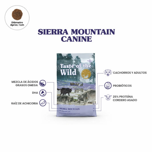Taste of the Wild Sierra Mountain Canine Cordero - Cosmos