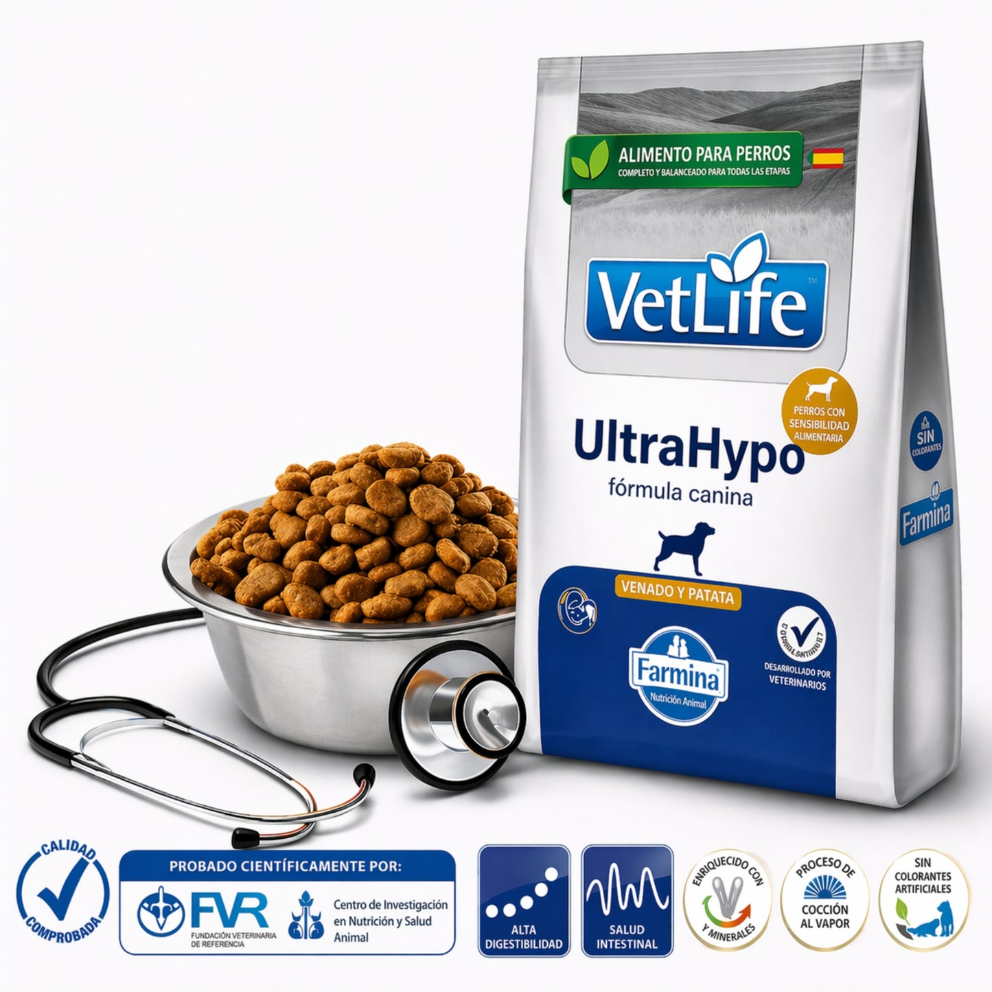 Farmina Vet Life UltraHypo Mini Canine – Alimento para Perros con Alergias e Intolerancias Alimentarias - Cosmos