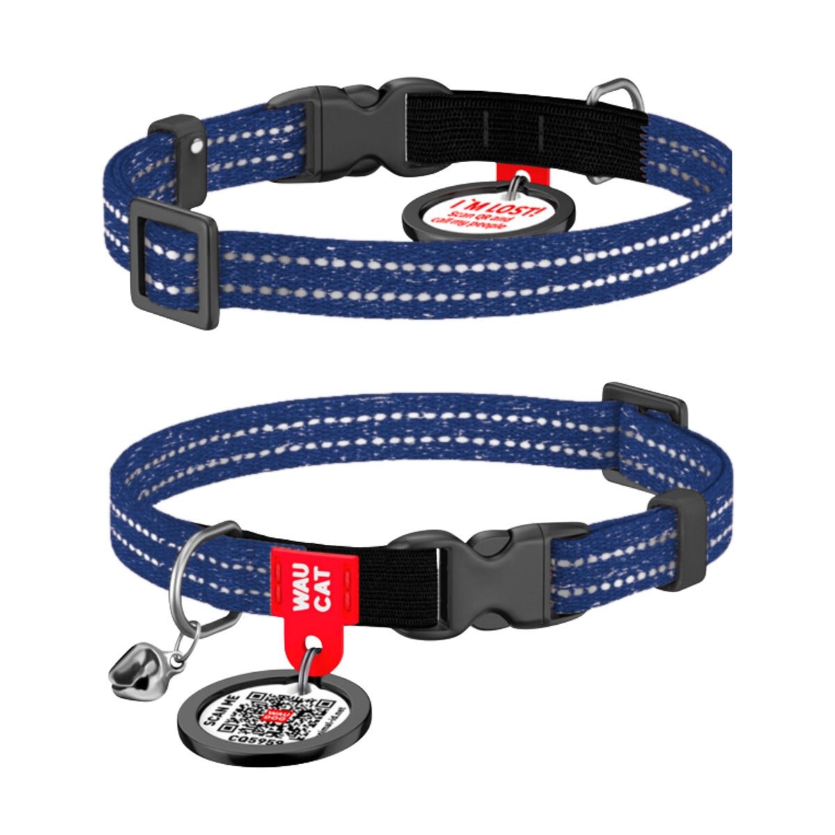 Collar WAUCAT Re-cotton para gatos - Cosmos