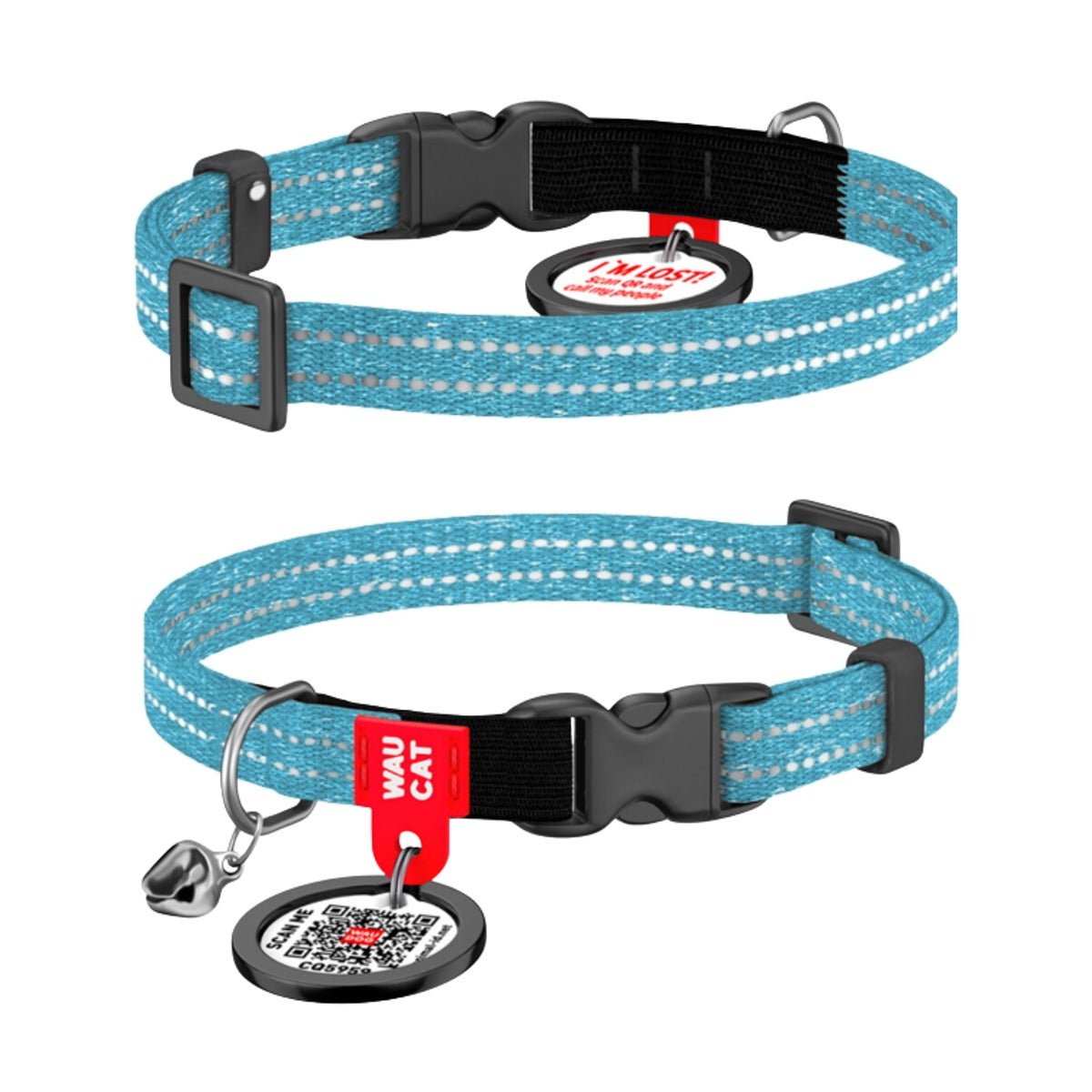 Collar WAUCAT Re-cotton para gatos - Cosmos