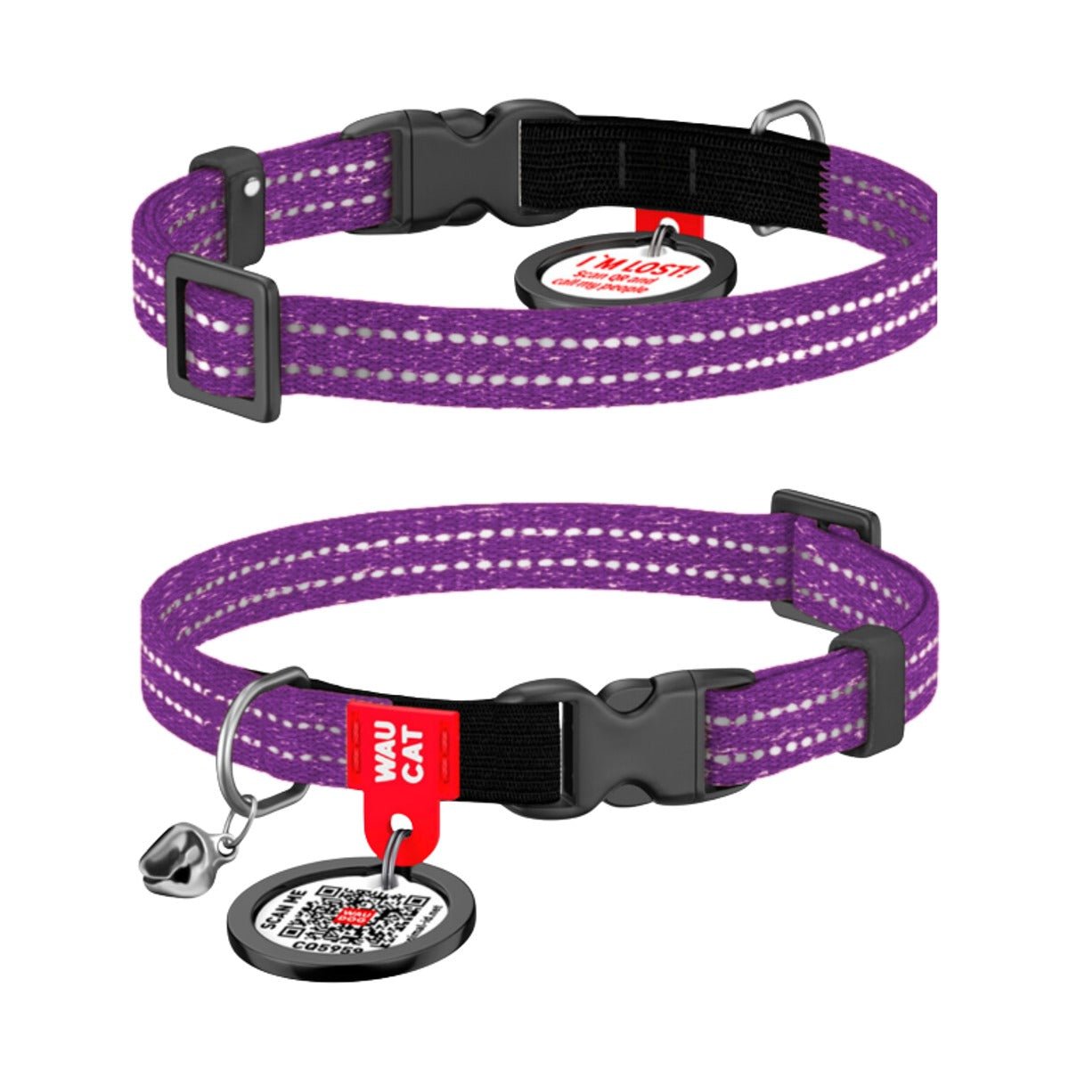 Collar WAUCAT Re-cotton para gatos - Cosmos