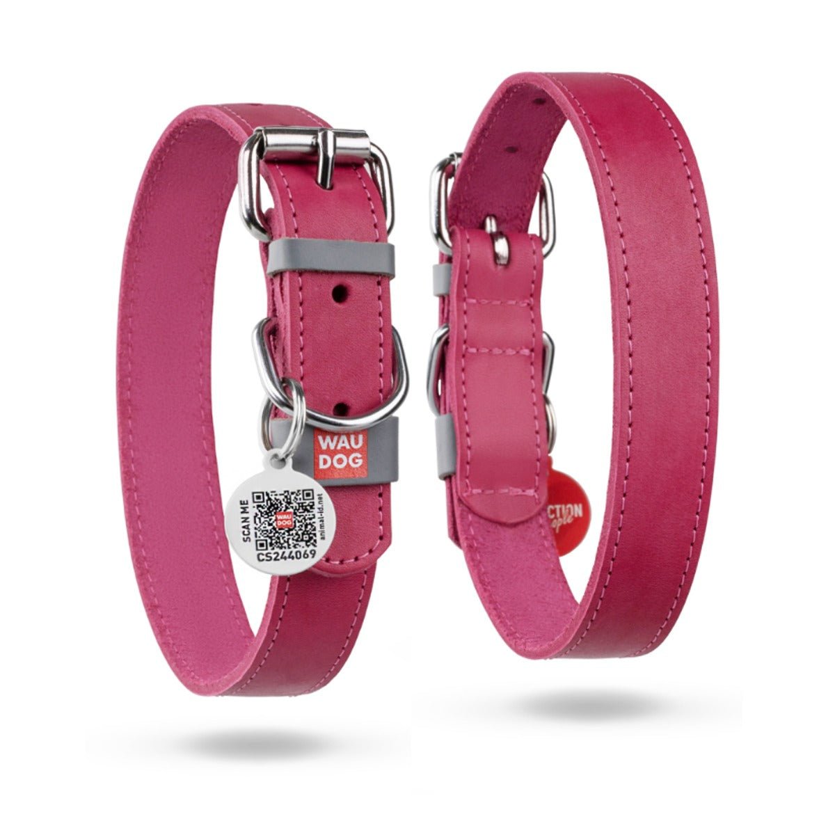 Collar WAUDOG Classic de cuero - Cosmos