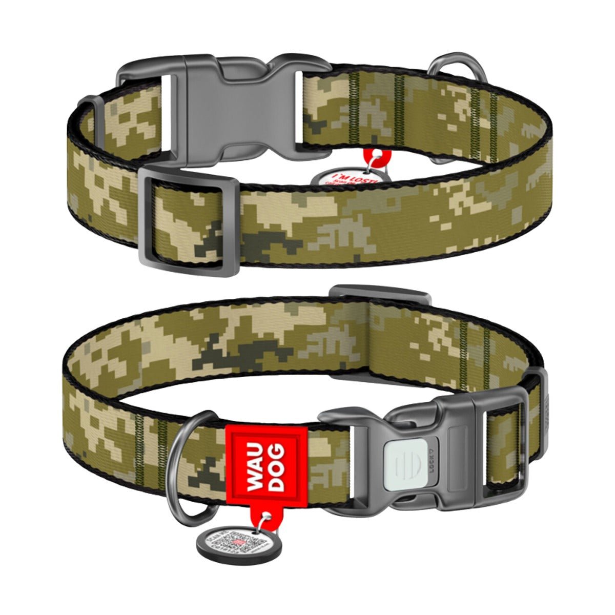 Collar WAUDOG Nylon Military camuflado - Cosmos